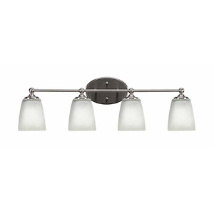 Capri - 4 Light Bath Bar-8.75 Inches Tall and 29.25 Inches Wide