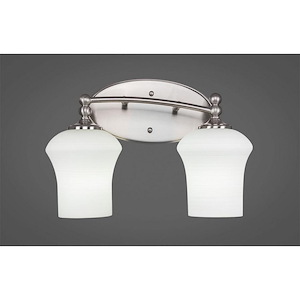 Capri - 2 Light Bath Bar-10.25 Inches Tall and Inches Wide