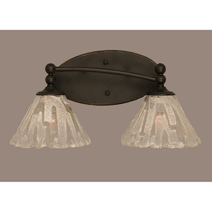 Capri - 2 Light Bath Bar-8.25 Inches Tall and Inches Wide