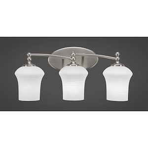 Capri - 3 Light Bath Bar-9.75 Inches Tall and Inches Wide