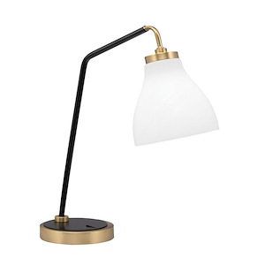 1 Light Desk Lamp-17.25 Inches Tall and 6.25 Inches Width