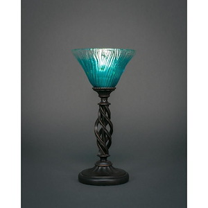 Elegante - 1 Light Mini Table Lamp-14.5 Inches Tall and 7 Inches Wide