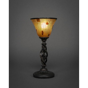 Elegante - 1 Light Mini Table Lamp-14.75 Inches Tall and 7 Inches Wide