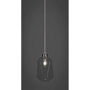 Rocklin - 1 Light Stem Hung Stem Hung Pendant-9.75 Inches Tall and 6.75 Inches Wide - 1025513