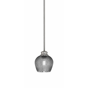 Zola - 1 Light Stem Hung Pendant-7 Inche Tall and 6 Inches Wide