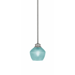 Zola - 1 Light Stem Hung Pendant-6.5 Inche Tall and 6 Inches Wide
