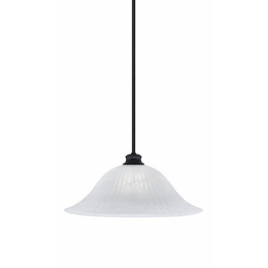 Stem - 1 Light Pendant With Hang Straight Swivel-7.25 Inches Tall and 12 Inches Wide