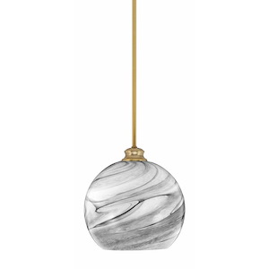 Kimbro - 1 Light Stem Hung Pendant-10 Inche Tall and 9.5 Inches Wide - 1335275