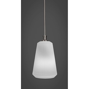 Carina - 1 Light Stem Hung Stem Hung Pendant-18.25 Inches Tall and 10.5 Inches Wide