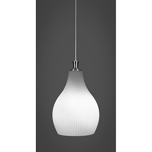 Carina - 1 Light Stem Hung Stem Hung Pendant-18.75 Inches Tall and 11.5 Inches Wide - 1219225