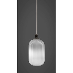 Carina - 1 Light Stem Hung Stem Hung Pendant-15.25 Inches Tall and 8.25 Inches Wide