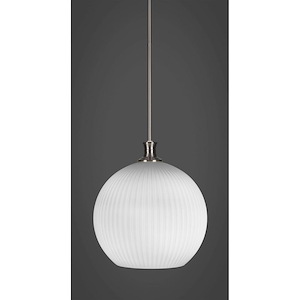 Carina - 1 Light Stem Hung Stem Hung Pendant-14.75 Inches Tall and 13.75 Inches Wide - 1219158