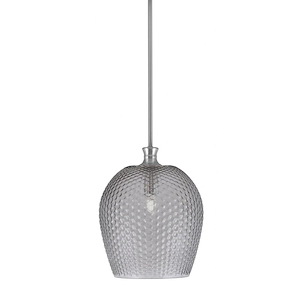 Zola - 1 Light Stem Hung Pendant-15 Inche Tall and 12 Inches Wide - 1335250