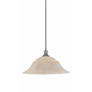 Stem - 1 Light Pendant With Hang Straight Swivel-9.5 Inches Tall and 20 Inches Wide - 1290469