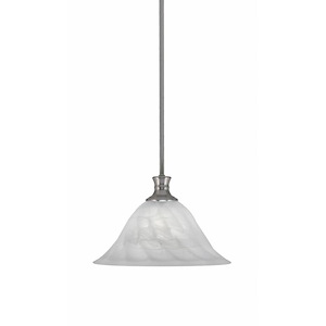 Stem - 1 Light Pendant With Hang Straight Swivel-9 Inches Tall and 14 Inches Wide - 1290470