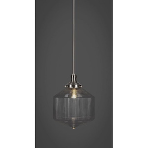 Carina - 1 Light Stem Hung Stem Hung Pendant-12.5 Inches Tall and 10 Inches Wide - 1219159