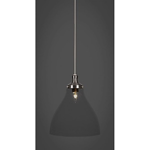 Juno - 1 Light Stem Hung Stem Hung Pendant-13.75 Inches Tall and 11.75 Inches Wide