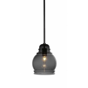 Palisade - 1 Light Stem Hung Stem Hung Pendant-9.5 Inches Tall and 7.5 Inches Wide - 1025503