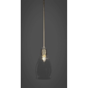 Palisade - 1 Light Stem Hung Stem Hung Pendant-10.75 Inches Tall and 5.75 Inches Wide - 1219276