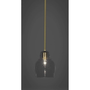 Palisade - 1 Light Stem Hung Stem Hung Pendant-9.25 Inches Tall and 7.5 Inches Wide - 1219094