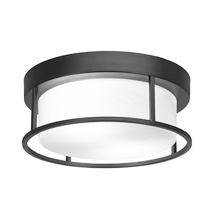 1 Light Flush Mount-5 Inches Tall and 12 Inches Wide