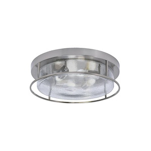 4 Light Flush Mount-5.25 Inches Tall and 18 Inches Wide