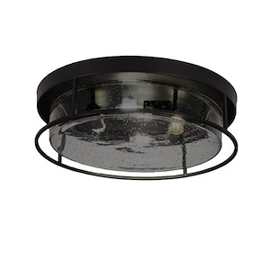 Any - 4 Light Flush Mount-5.25 Inches Tall and 18 Inches Wide