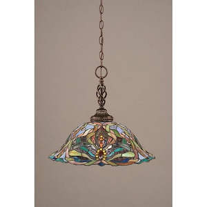 Elegante - 1 Light Pendant-15.5 Inches Tall and 18.25 Inches Wide - 359635