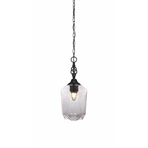 Elegante - 1 Light Pendant-17.25 Inches Tall and 6.25 Inches Wide