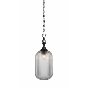 Elegante - 1 Light Pendant-21.5 Inches Tall and 8.25 Inches Wide - 1219264