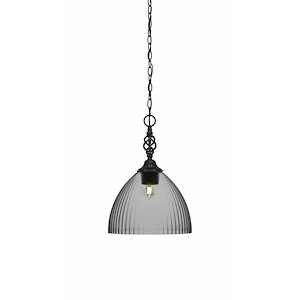 Elegante - 1 Light Pendant-19.25 Inches Tall and 14 Inches Wide