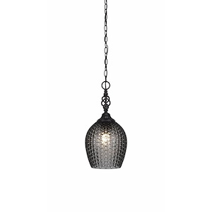 Elegante - 1 Light Pendant-16.75 Inches Tall and 7.5 Inches Wide - 1219095