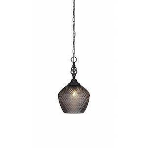 Elegante - 1 Light Pendant-16.5 Inches Tall and 9 Inches Wide - 1219368