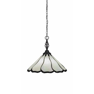 Elegante - 1 Light Pendant-15.25 Inches Tall and 16 Inches Wide