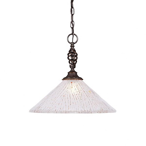 Elegante - 1 Light Pendant-14.5 Inches Tall and 16 Inches Wide - 359455