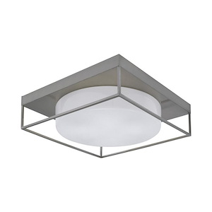4 Light Flush Mount-5 Inches Tall and 18 Inches Wide
