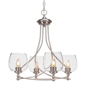 Capri - 4 Light Chandelier-23.5 Inches Tall and 22.75 Inches Wide