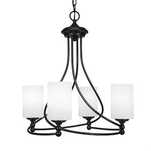 Capri - 4 Light Chandelier-22.5 Inches Tall and 21 Inches Wide