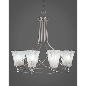 Capri - 8 Light Chandelier-26 Inches Tall and 27 Inches Wide