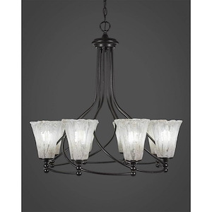 Capri - 8 Light Chandelier-25.75 Inches Tall and 28.5 Inches Wide