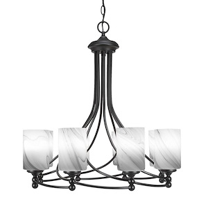 Capri - 8 Light Chandelier In 26.5 inches Tall and 24.25 Inches Wide