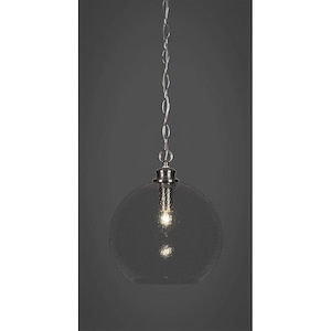 Cordova - 1 Light Chain Hung Pendant-14 Inches Tall and 9 Inches Wide
