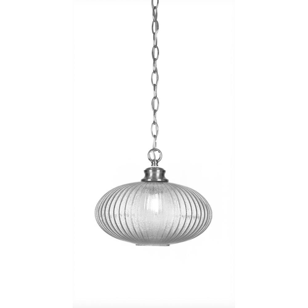 Toltec Lighting - 92-BN-4658 - Carina - 1 Light Chain Hung Pendant-9.75  Inches Tall and 12 Inches Wide