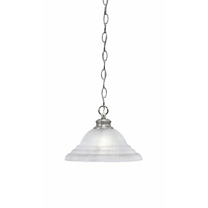 Chain - 1 Light Chain Hung Pendant-8.25 Inches Tall and 12 Inches Wide - 1290481