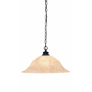 Chain - 1 Light Chain Hung Pendant-10.25 Inches Tall and 20 Inches Wide - 1290477