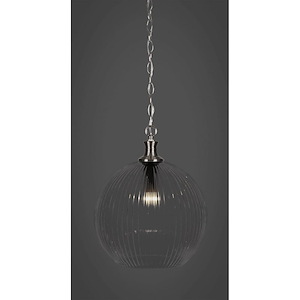 Carina - 1 Light Chain Hung Pendant-16.5 Inches Tall and 13.75 Inches Wide - 1219511