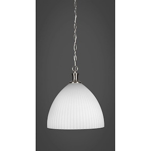 Carina - 1 Light Chain Hung Pendant-14 Inches Tall and 13.5 Inches Wide