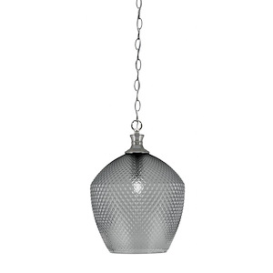 Zola - 1 Light Chain Hung Pendant-17 Inche Tall and 12 Inches Wide - 1335277