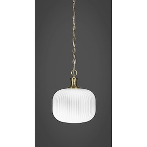 Carina - 1 Light Chain Hung Pendant-12 Inches Tall and 10.75 Inches Wide - 1028378