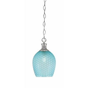 Zola - 1 Light Chain Hung Pendant-12.75 Inche Tall and 7.5 Inches Wide - 1335233